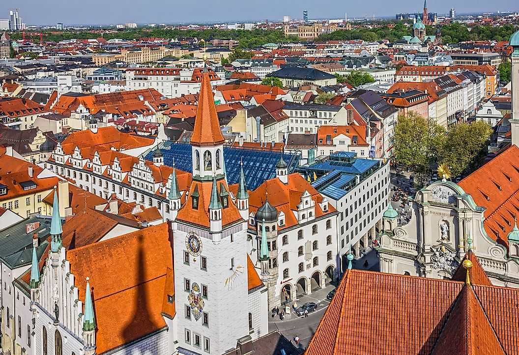 Города мира с самим дорогим жильем Мюнхен