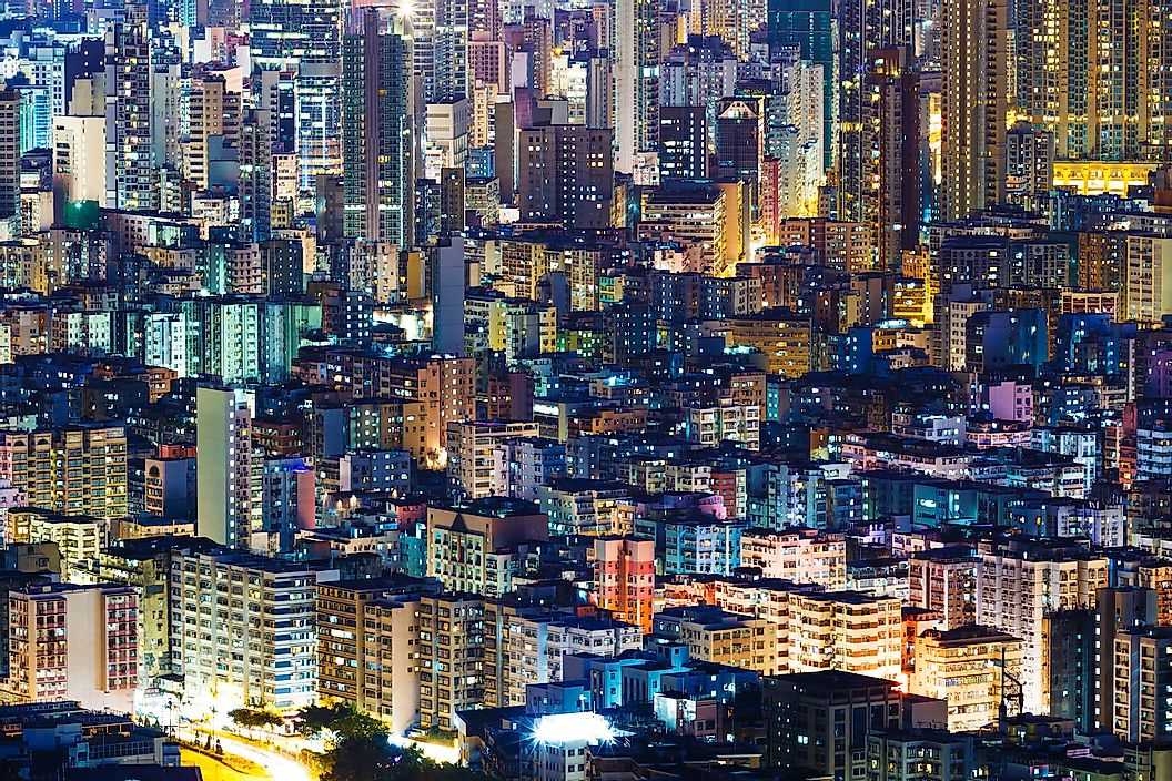 Города мира с самим дорогим жильем Гонконг