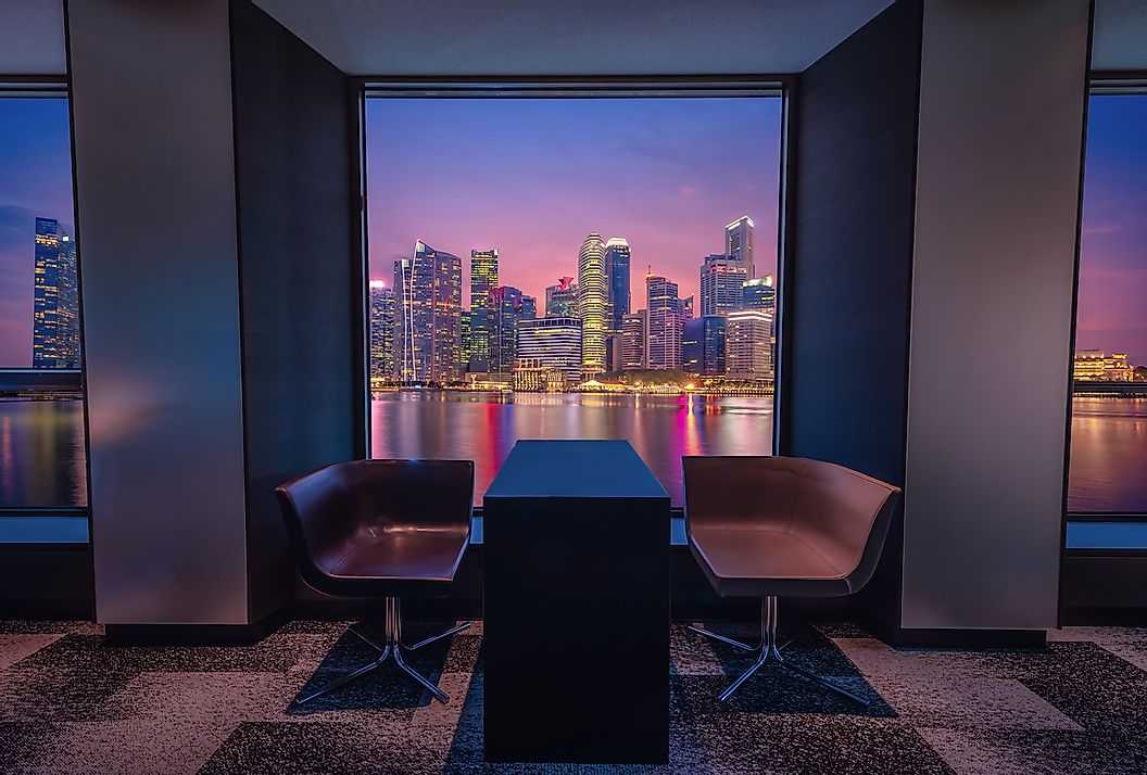 Города мира с самим дорогим жильем Сингапур