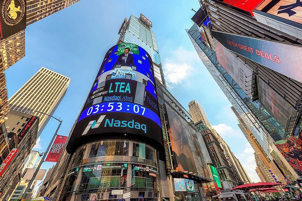 Крупнейшие фондовые биржи в мире NASDAQ