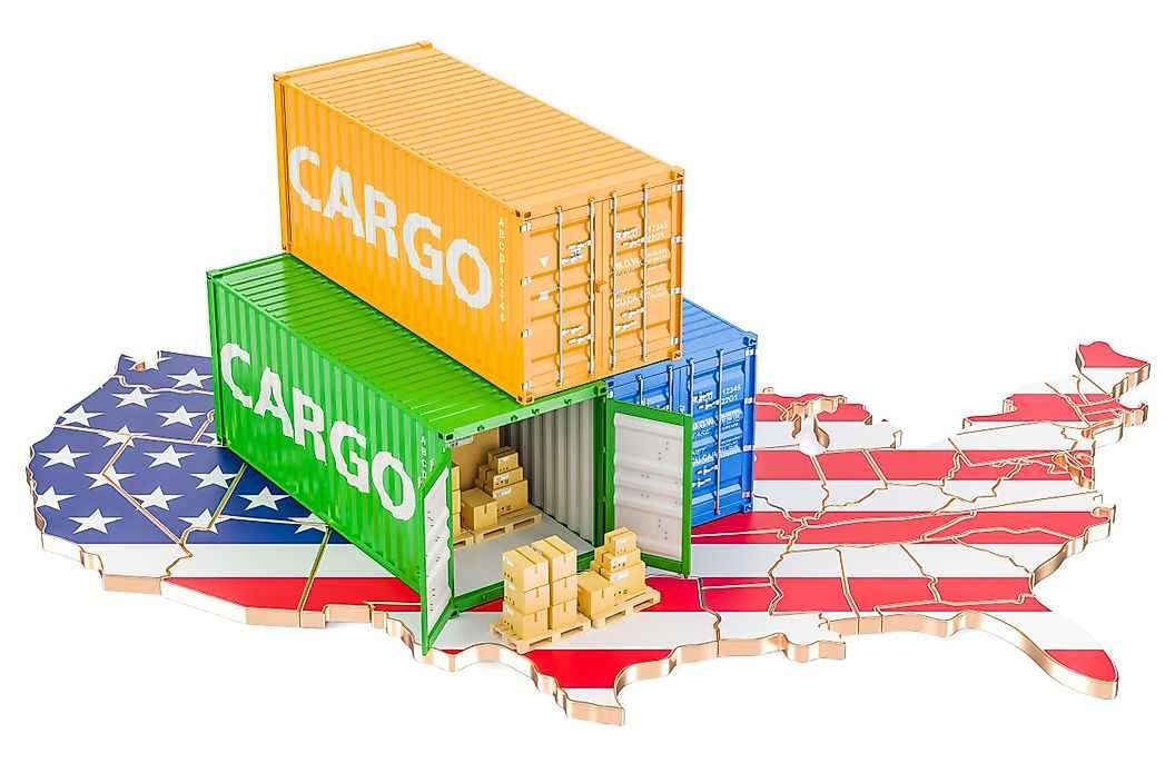 Основные импортные товары США