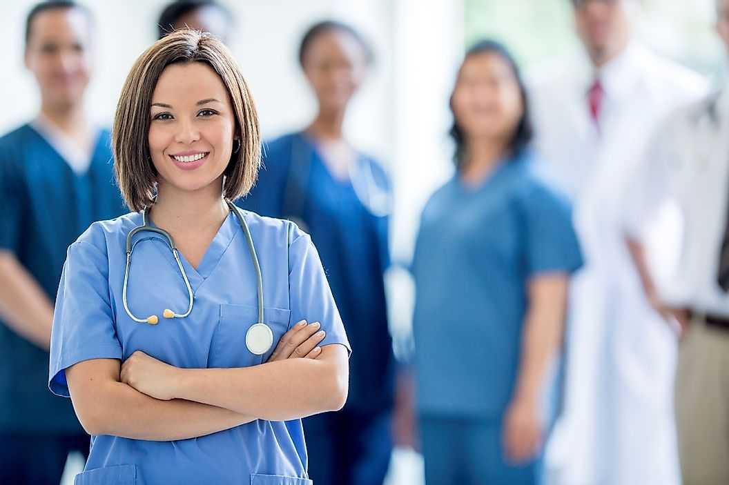 Страны где платят медсёстрам больше всего