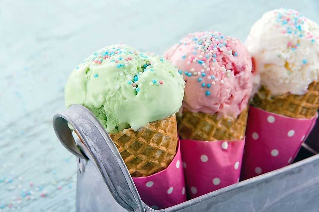 В какой стране едят больше всего мороженого?