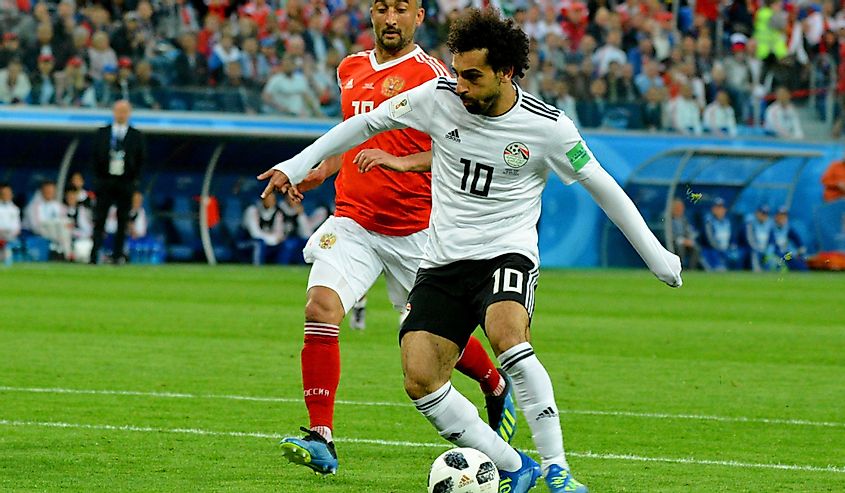 Звезда египетского футбола Мохамед Салах