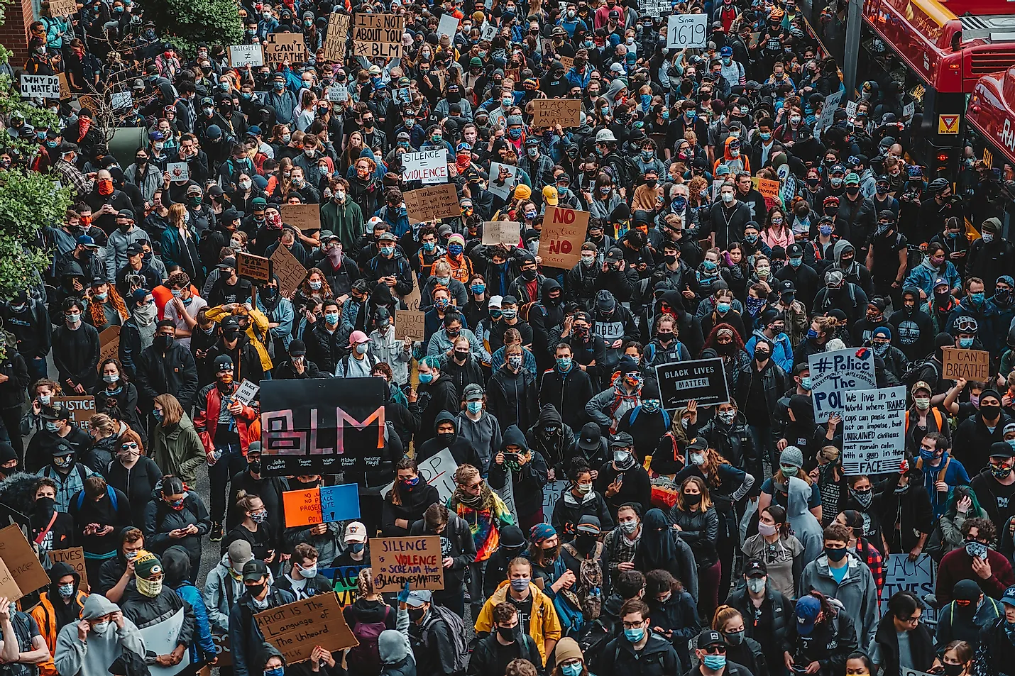 10 Крупнейших акций протестов в истории США