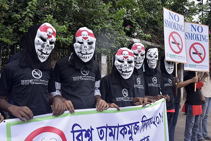 Марш против табака в Бангладеш